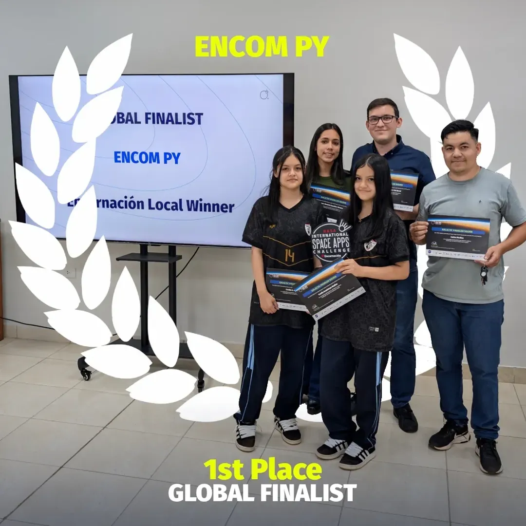 Equipo ganador ENCOM PY, 1º LUGAR